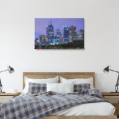 Australien, Victoria, Melbourne, Skyline entlang Leinwanddruck (Insitu (Schlafzimmer))
