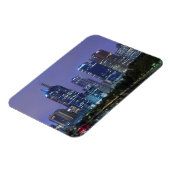 Australien, Victoria, Melbourne, Skyline entlang Magnet (Linke Seite)