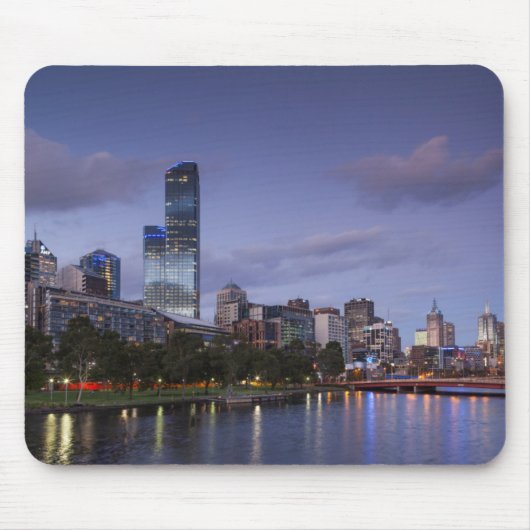 Australien, Victoria, Melbourne, Skyline mit 2 Mousepad (Vorne)