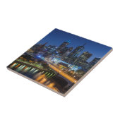 Australien, Victoria, Melbourne, Skyline mit Fliese (Seite)