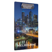 Australien, Victoria, Melbourne, Skyline mit Klemmbrett (Rechts)