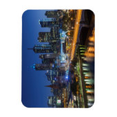 Australien, Victoria, Melbourne, Skyline mit Magnet (Vertikal)