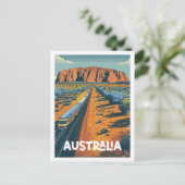 Australien Vintag Berühmter Reiseort Postkarte (Stehend Vorderseite)