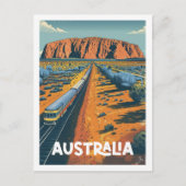 Australien Vintag Berühmter Reiseort Postkarte (Vorderseite)