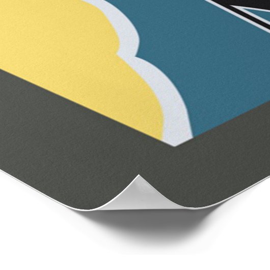 Australien Vintag Retro Beach Travel Poster (Ecke)