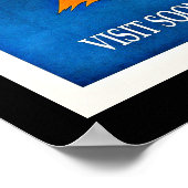 Australien - Vintage Darstellung in Australien Poster (Ecke)