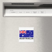 Australien - Vintage Flagge Magnet (In Situ (Geschirrspüler))