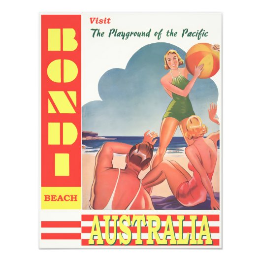Australien Vintage Poster (Vorne)