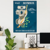 Australien Vintage Poster (Heimbüro)