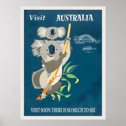 Australien Vintage Poster (Vorne)
