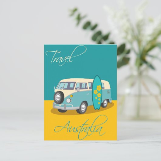 Australien Vintage Travel Feiertagspostkarte (Stehend Vorderseite)