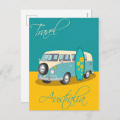 Australien Vintage Travel Feiertagspostkarte (Vorne/Hinten)