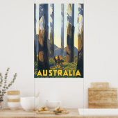 Australien Vintage Travel Poster (Küche)