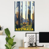 Australien Vintage Travel Poster (Heimbüro)