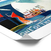 Australien Vintage Travel Poster (Ecke)