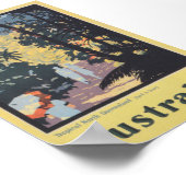 Australien Vintage Travel Poster (Ecke)