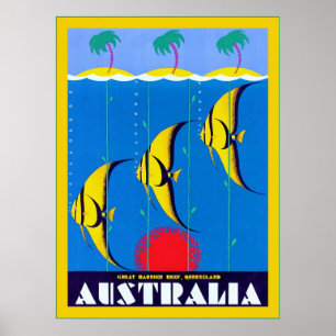 Australien ~ Vintage Travel Poster