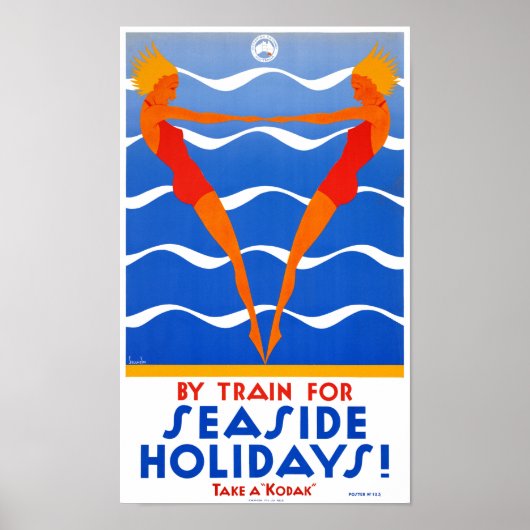 Australien Vintage Travel Poster restauriert (Vorne)