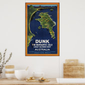 Australien Vintage Travel Poster und Retro Prints (Küche)