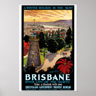 Australien Vintage Travel Poster wiederhergestellt