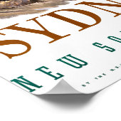 Australien Vintage Travel Poster wiederhergestellt (Ecke)