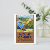 Australien Vintage Travel Poster wiederhergestellt Postkarte (Stehend Vorderseite)