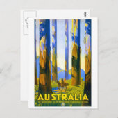 Australien - Vintage Travel Postkarte (Vorne/Hinten)