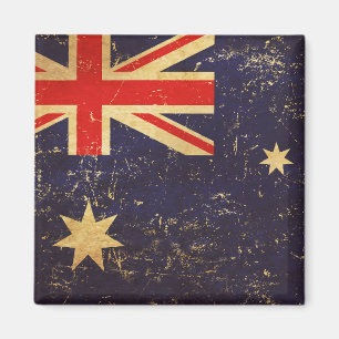Australien - Vintages Design-Magnet Magnet