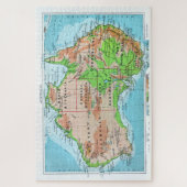 Australien von Alt. Eine restaurierte Karte. Puzzle (Vertikal)