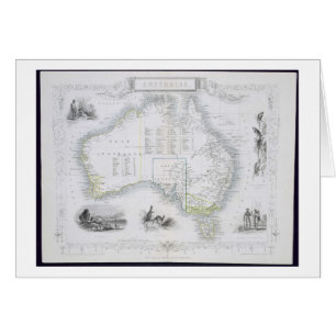Australien, von einer Reihe Weltkarten