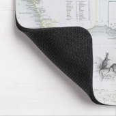 Australien, von einer Reihe Weltkarten Mousepad (Ecke)