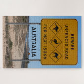 Australien: Vorsicht vor unzähligen Straßenschilde Puzzle (Horizontal)