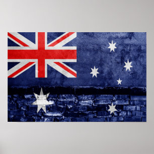 Australien-Wandflagge Poster