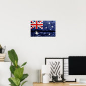 Australien-Wandflagge Poster (Heimbüro)
