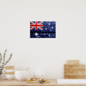 Australien-Wandflagge Poster (Küche)