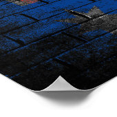 Australien-Wandflagge Poster (Ecke)