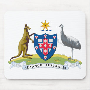 Australien-Wappen (1908) Mousepad