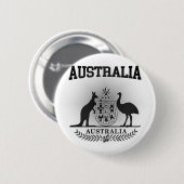 Australien-Wappen Button (Vorne & Hinten)