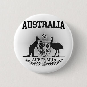 Australien-Wappen Button