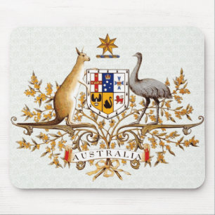 Australien-Wappen Detail Mousepad
