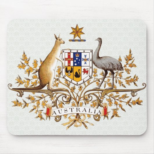 Australien-Wappen Detail Mousepad (Vorne)