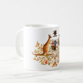 Australien-Wappen Kaffeetasse (Vorderseite Links)