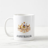 Australien-Wappen Kaffeetasse (Links)