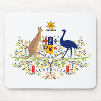 Australien-Wappen Mousepad