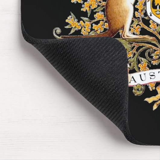 Australien-Wappen Mousepad (Ecke)