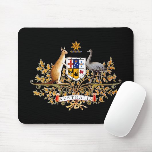 Australien-Wappen Mousepad (Mit Mouse)