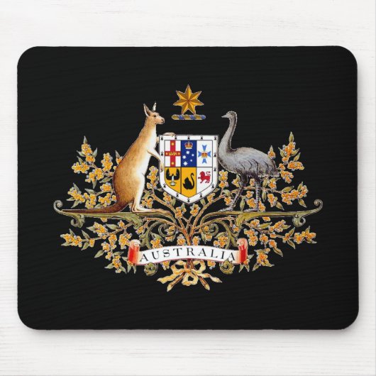 Australien-Wappen Mousepad (Vorne)