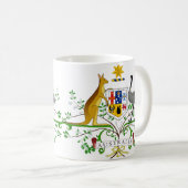 Australien-Wappen Tasse (VorderseiteRechts)