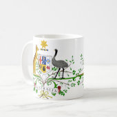 Australien-Wappen Tasse (Vorderseite Links)