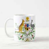 Australien-Wappen Tasse (Links)